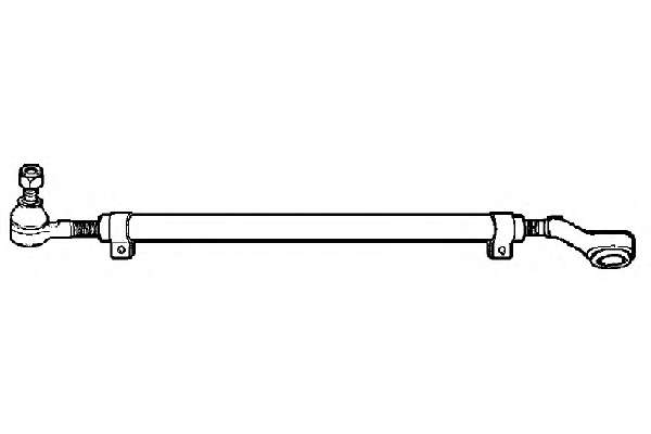 Поперечная рулевая тяга