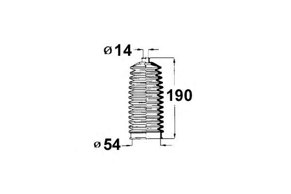 Пыльник, рулевое управление