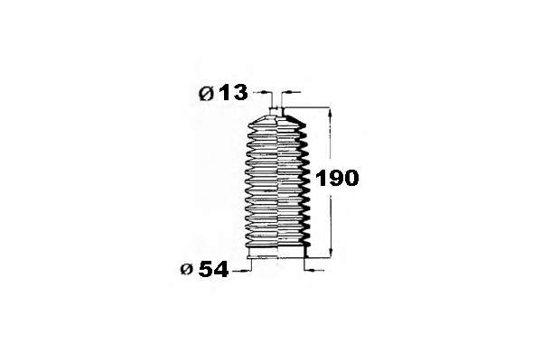 Пыльник, рулевое управление