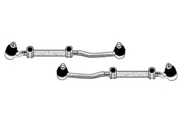 Поперечная рулевая тяга