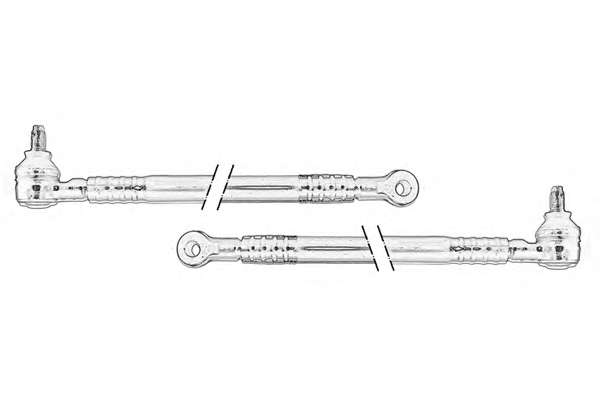 Поперечная рулевая тяга