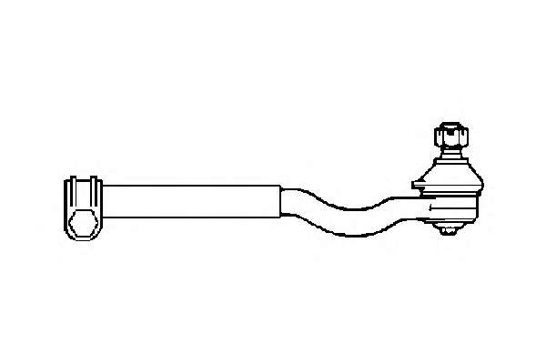 Наконечник поперечной рулевой тяги