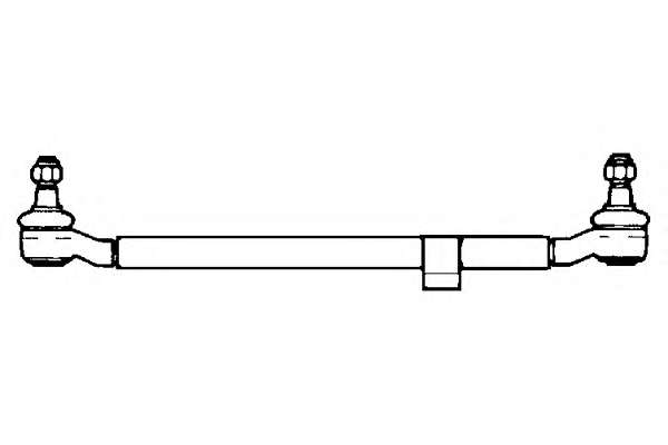 Поперечная рулевая тяга