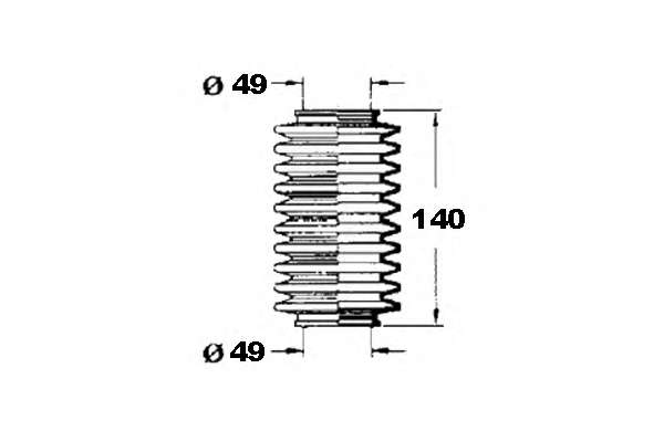 Пыльник, рулевое управление