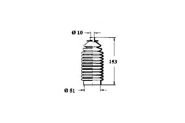 Пыльник, рулевое управление
