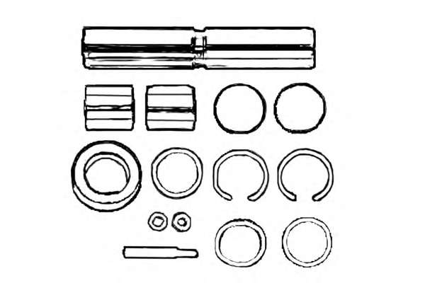 Ремкомплект, шкворень поворотного кулака