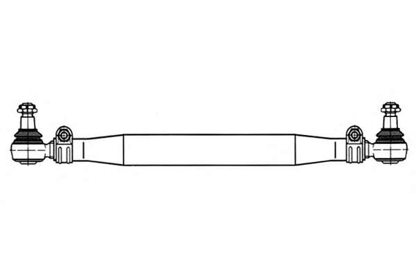 Поперечная рулевая тяга