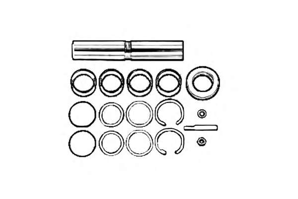 Ремкомплект, шкворень поворотного кулака
