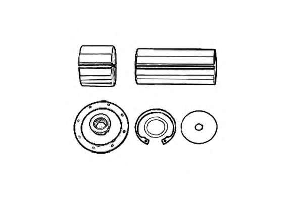 Ремкомплект, шкворень поворотного кулака