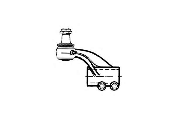 Наконечник поперечной рулевой тяги