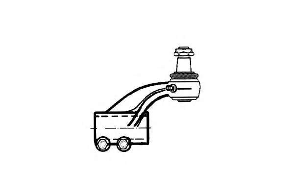 Наконечник поперечной рулевой тяги