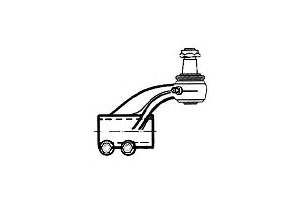 Наконечник поперечной рулевой тяги