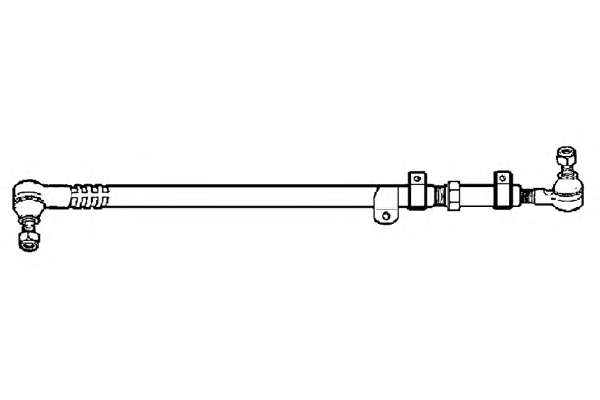 Поперечная рулевая тяга