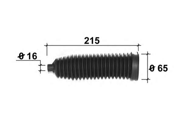 Пыльник, рулевое управление