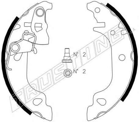 Комплект тормозных колодок