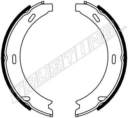 Комплект тормозных колодок, стояночная тормозная система