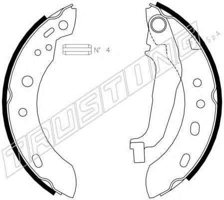 Комплект тормозных колодок