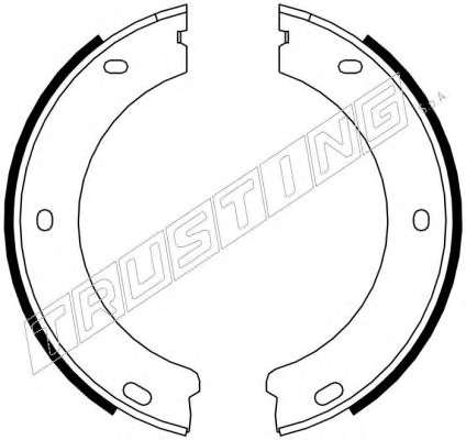 Комплект тормозных колодок, стояночная тормозная система
