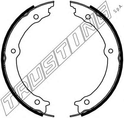 Комплект тормозных колодок, стояночная тормозная система