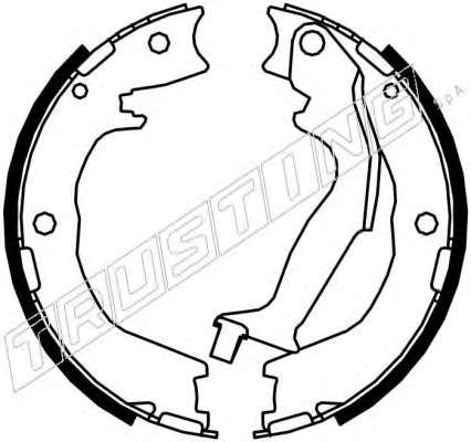 Комплект тормозных колодок, стояночная тормозная система