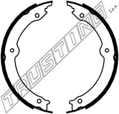 Комплект тормозных колодок, стояночная тормозная система