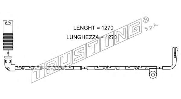 Сигнализатор, износ тормозных колодок