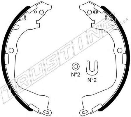Комплект тормозных колодок
