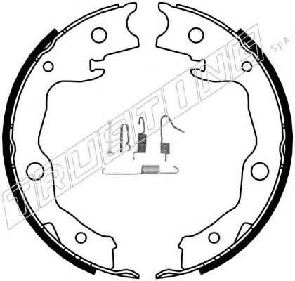 Комплект тормозных колодок, стояночная тормозная система