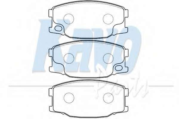 Комплект тормозных колодок, дисковый тормоз