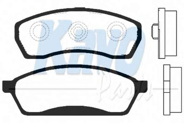 Комплект тормозных колодок, дисковый тормоз