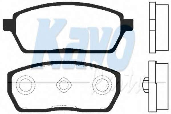 Комплект тормозных колодок, дисковый тормоз