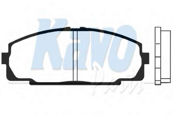 Комплект тормозных колодок, дисковый тормоз