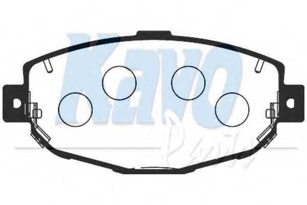 Комплект тормозных колодок, дисковый тормоз