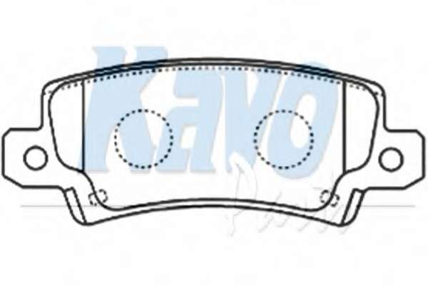 Комплект тормозных колодок, дисковый тормоз