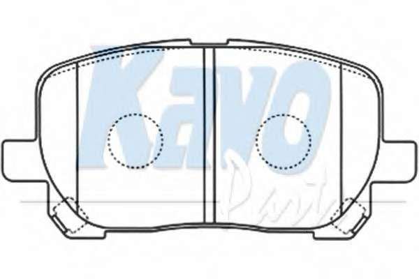 Комплект тормозных колодок, дисковый тормоз