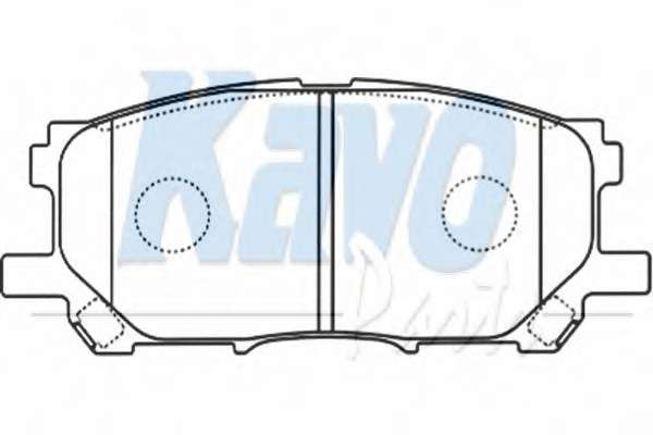 Комплект тормозных колодок, дисковый тормоз