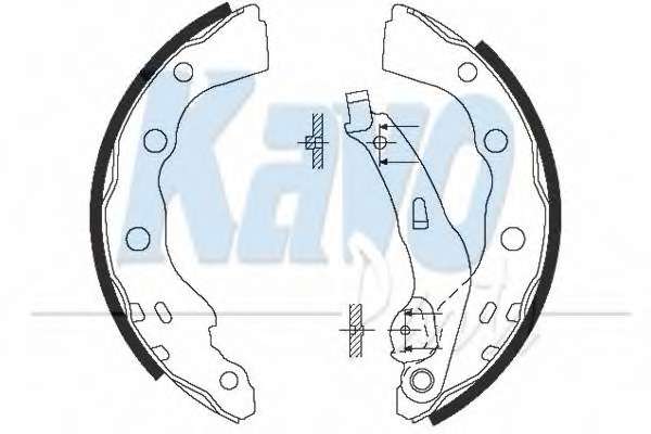 Комплект тормозных колодок