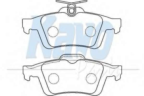Комплект тормозных колодок, дисковый тормоз