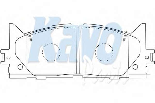 Комплект тормозных колодок, дисковый тормоз