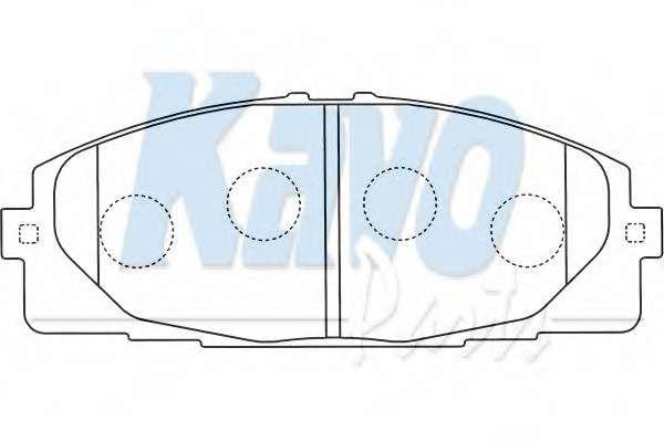 Комплект тормозных колодок, дисковый тормоз