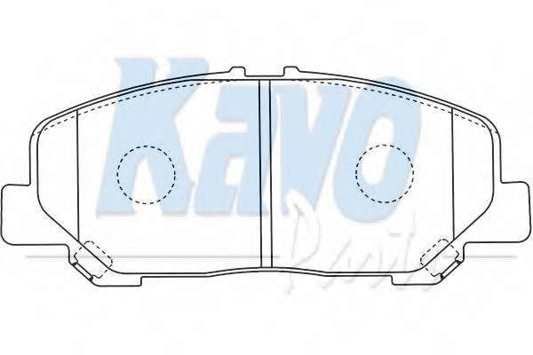 Комплект тормозных колодок, дисковый тормоз