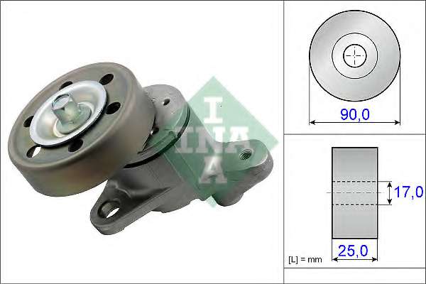 Натяжник ременя генератора Toyota Corolla/Rav4 2.0D 01-09
