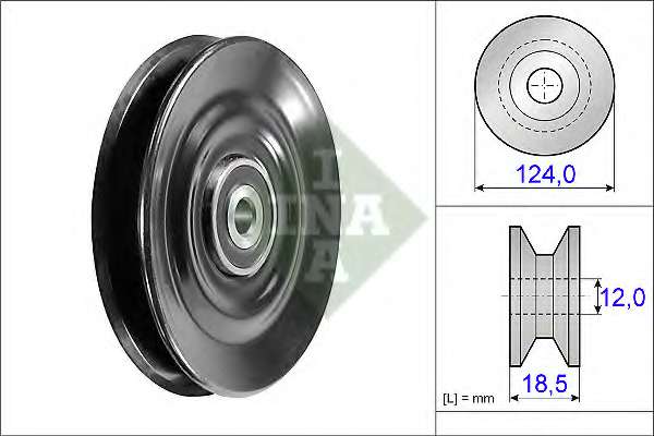 Паразитный / Ведущий ролик, клиновой ремень