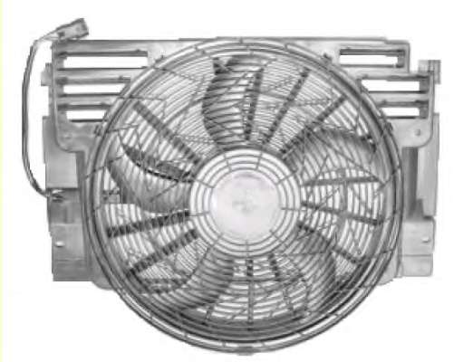 Вентилятор радіатора BMW X5 3.0d 01- (з дифузором)
