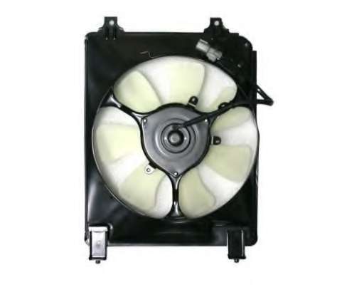 Вентилятор радіатора Honda Civic 1.4/1.8 05- (з дифузором)