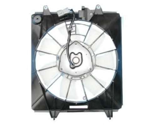 Вентилятор радіатора Honda CR-V III 2.0/2.2/2.4D 07- (з дифузором)