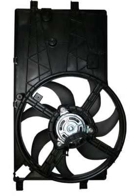 Вентилятор радіатора (електричний) Citroen Nemo/Peugeot Bipper 1.3/1.4 HDi 08-