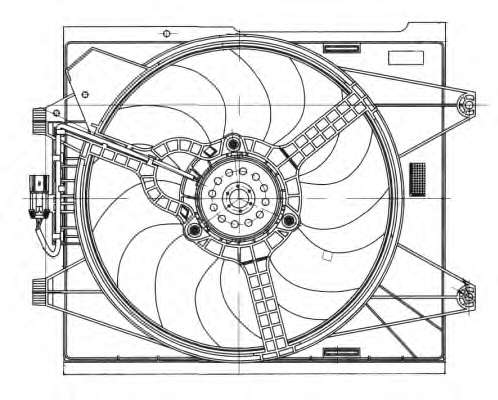 Вентилятор, охлаждение двигателя