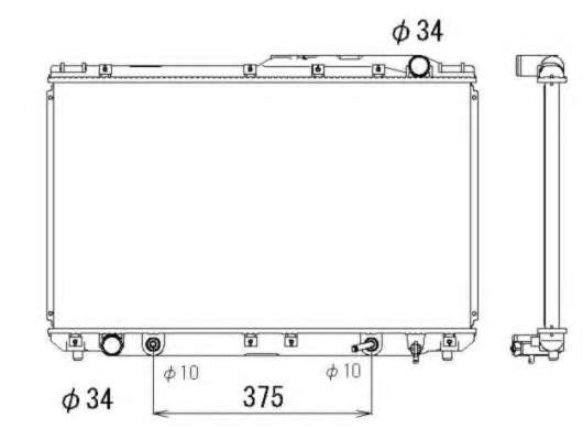Радиатор, охлаждение двигателя