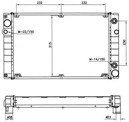 Радиатор, охлаждение двигателя